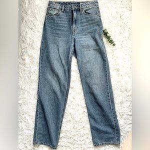 Blue Denim High Waisted Jeans - Size 4